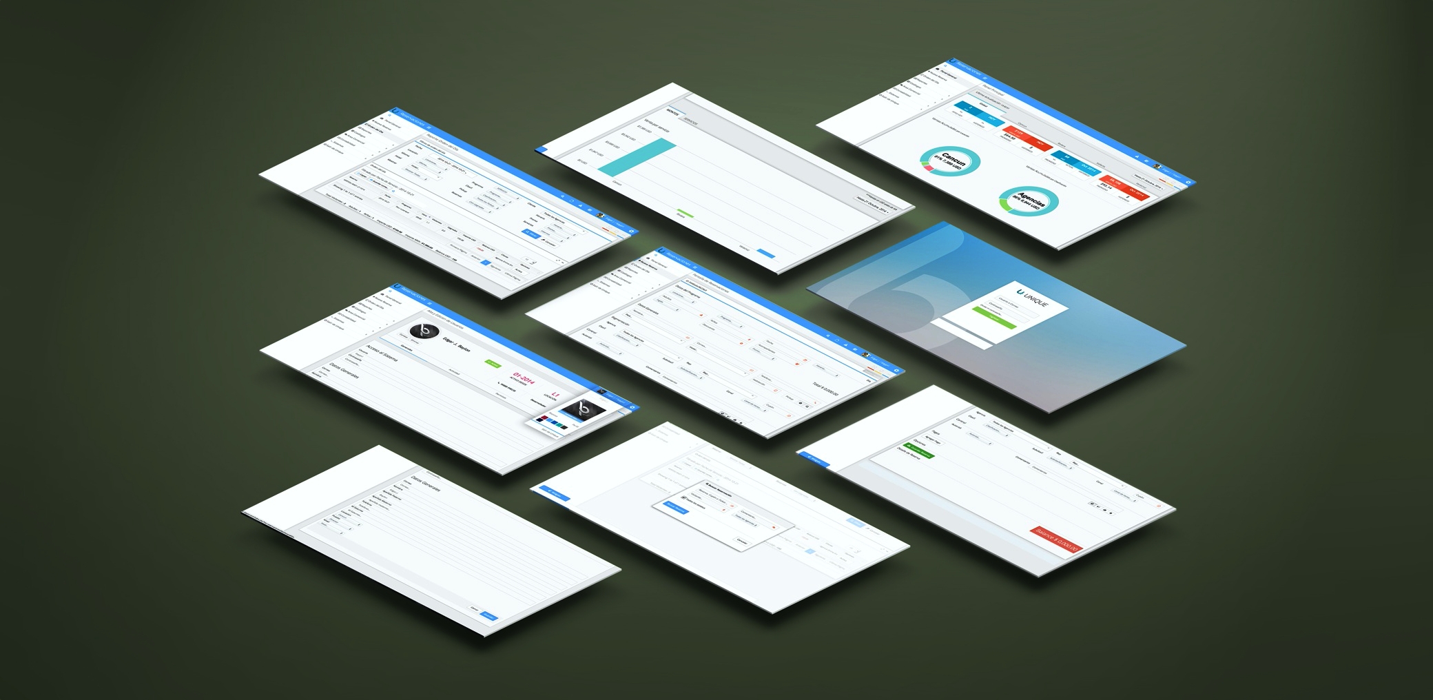 Parque de diversiones con tecnología Unique Platform